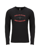 Santa Ana College Mens Wrestling Curve - Tri-Blend Long Sleeve