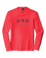 Santa Ana College Mens Wrestling Curve - Tri-Blend Long Sleeve
