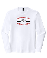 Santa Ana College Mens Wrestling Curve - Tri-Blend Long Sleeve