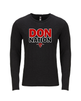 Santa Ana College Track & Field Nation - Tri-Blend Long Sleeve