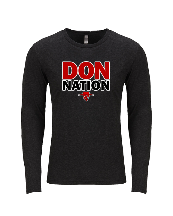 Santa Ana College Track & Field Nation - Tri-Blend Long Sleeve