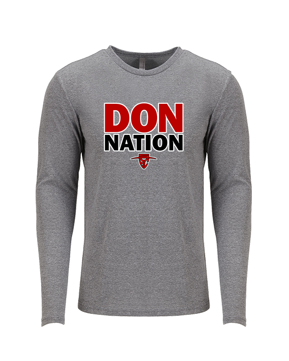 Santa Ana College Track & Field Nation - Tri-Blend Long Sleeve