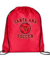 Santa Ana College Womens Soccer Curve - Drawstring Bag