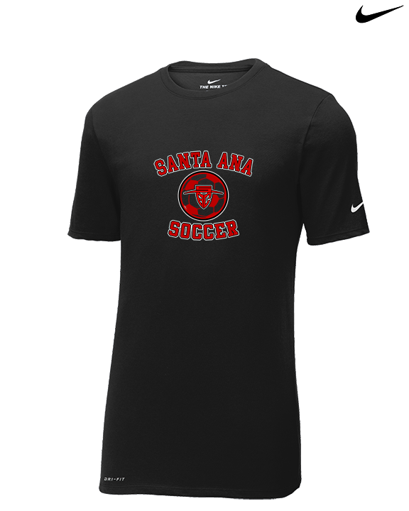 Santa Ana College Womens Soccer Curve - Mens Nike Cotton Poly Tee