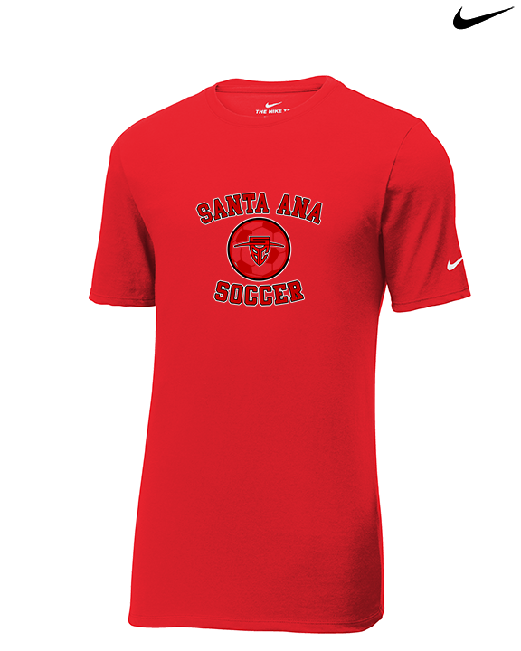 Santa Ana College Womens Soccer Curve - Mens Nike Cotton Poly Tee