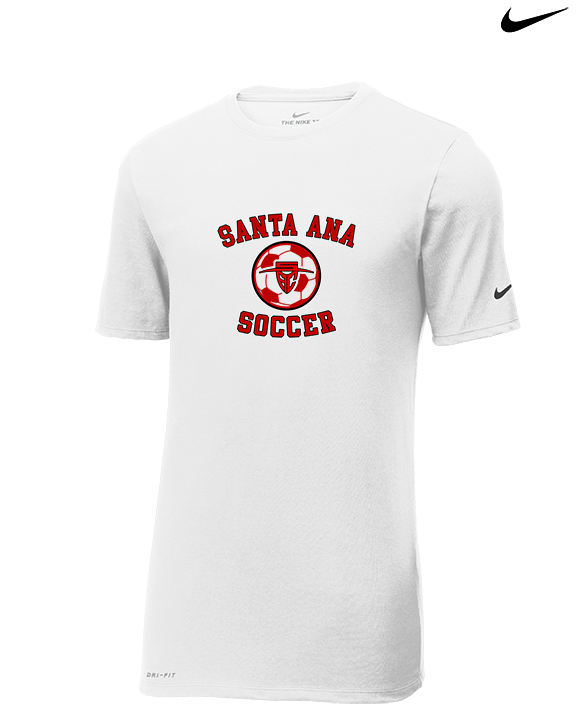 Santa Ana College Womens Soccer Curve - Mens Nike Cotton Poly Tee