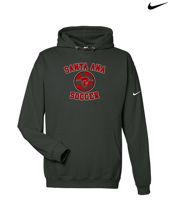 Santa Ana College Womens Soccer Curve - Nike Club Fleece Hoodie