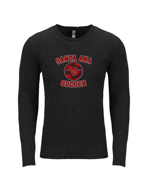 Santa Ana College Womens Soccer Curve - Tri-Blend Long Sleeve