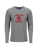 Santa Ana College Womens Soccer Curve - Tri-Blend Long Sleeve