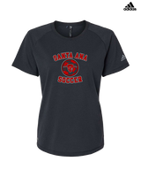 Santa Ana College Womens Soccer Curve - Womens Adidas Performance Shirt