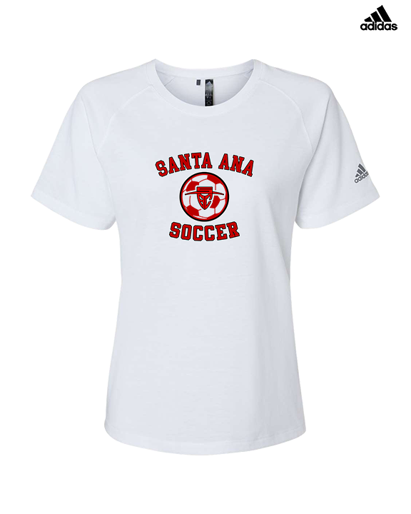 Santa Ana College Womens Soccer Curve - Womens Adidas Performance Shirt