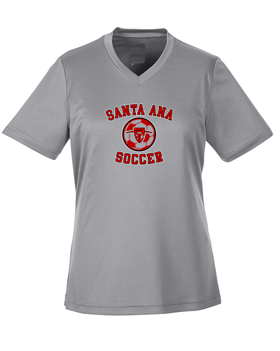 Santa Ana College Womens Soccer Curve - Womens Performance Shirt