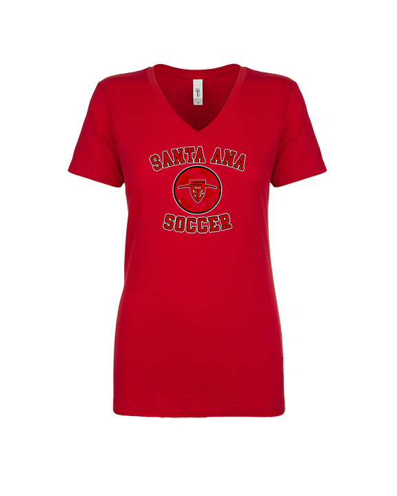 Santa Ana College Womens Soccer Curve - Womens Vneck