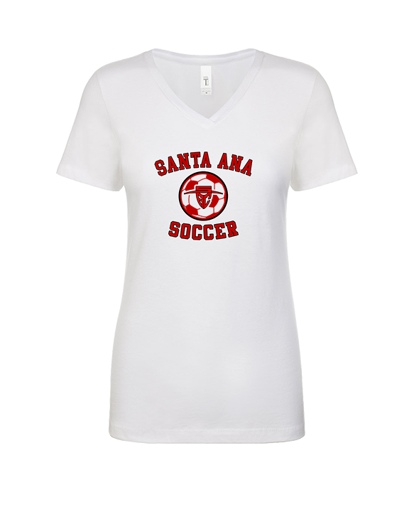 Santa Ana College Womens Soccer Curve - Womens Vneck