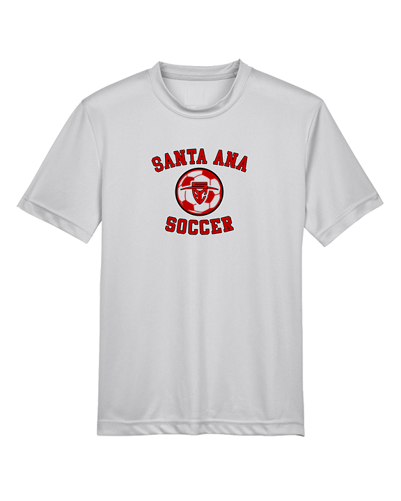 Santa Ana College Womens Soccer Curve - Youth Performance Shirt