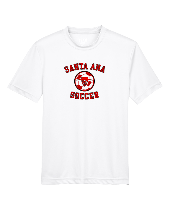 Santa Ana College Womens Soccer Curve - Youth Performance Shirt