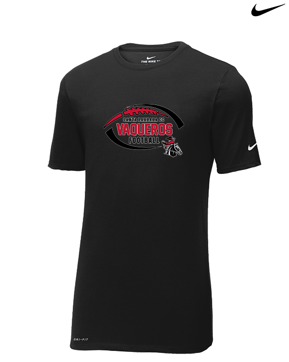 Santa Barbara CC Football Custom - Mens Nike Cotton Poly Tee