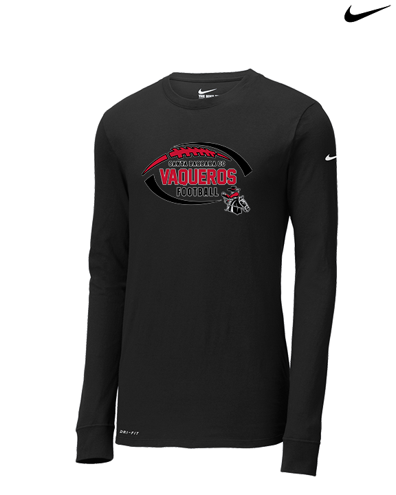 Santa Barbara CC Football Custom - Mens Nike Longsleeve