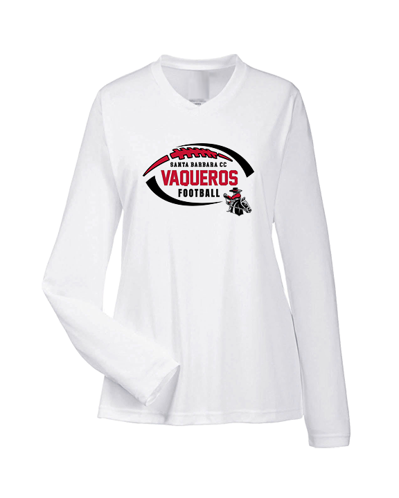 Santa Barbara CC Football Custom - Womens Performance Longsleeve