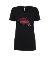 Santa Barbara CC Football Custom - Womens Vneck