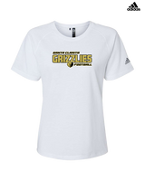 Santa Clarita Grizzlies Football Bold - Womens Adidas Performance Shirt