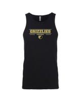 Santa Clarita Grizzlies Football Border - Tank Top