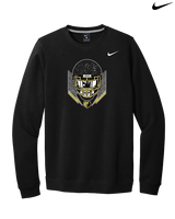 Santa Clarita Grizzlies Football Skull Crusher - Mens Nike Crewneck