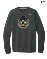 Santa Clarita Grizzlies Football Skull Crusher - Mens Nike Crewneck