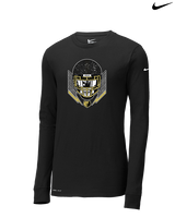 Santa Clarita Grizzlies Football Skull Crusher - Mens Nike Longsleeve