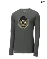Santa Clarita Grizzlies Football Skull Crusher - Mens Nike Longsleeve