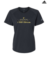 Santa Clarita Grizzlies Football Splatter - Womens Adidas Performance Shirt