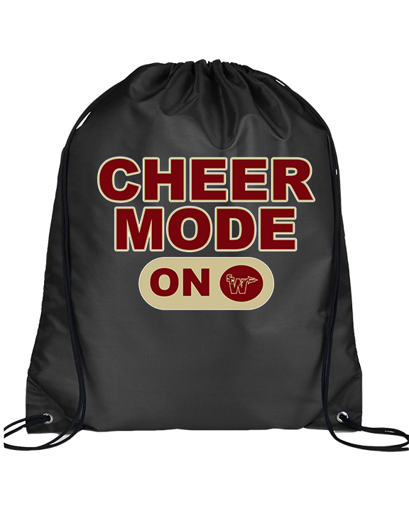 Santa Clarita Warriors Cheer Cheer Mode - Drawstring Bag