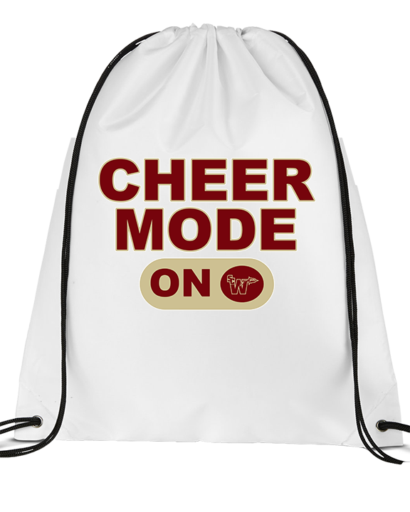 Santa Clarita Warriors Cheer Cheer Mode - Drawstring Bag