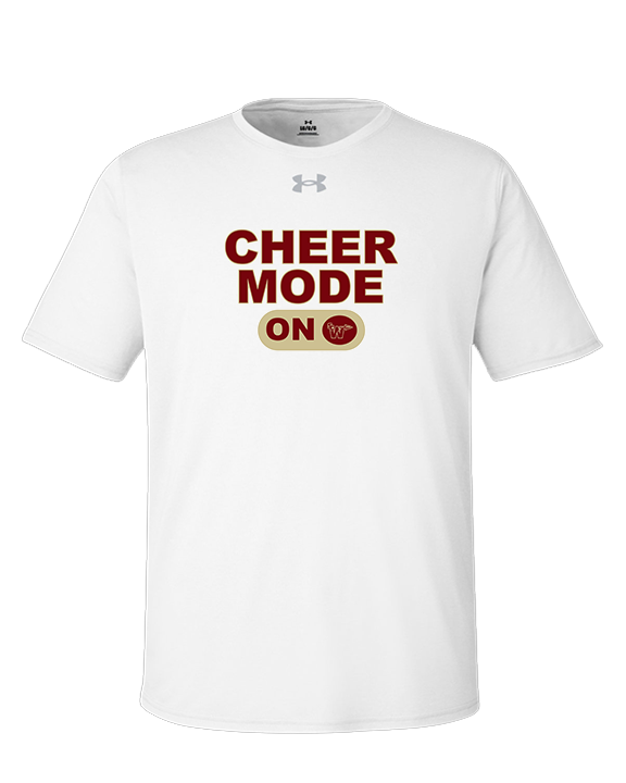 Santa Clarita Warriors Cheer Cheer Mode - Under Armour Mens Team Tech T-Shirt
