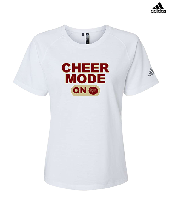 Santa Clarita Warriors Cheer Cheer Mode - Womens Adidas Performance Shirt