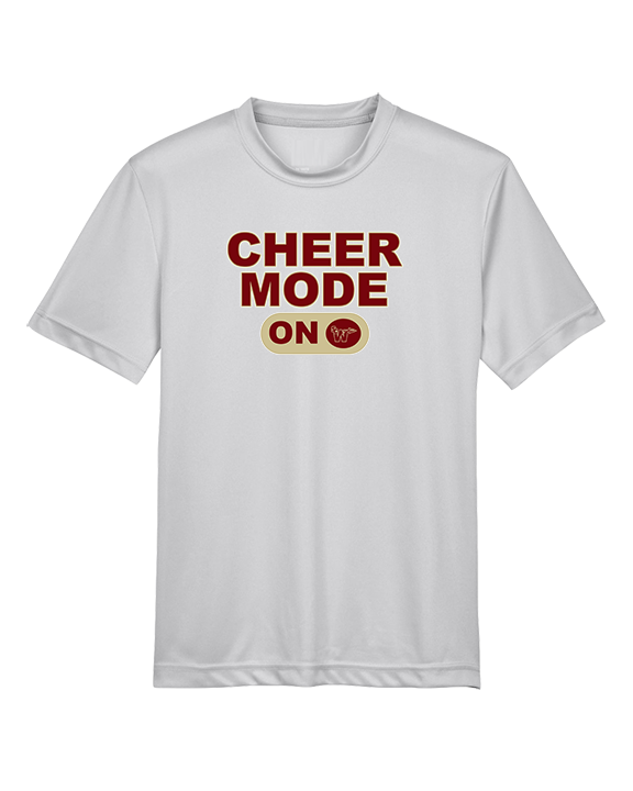 Santa Clarita Warriors Cheer Cheer Mode - Youth Performance Shirt