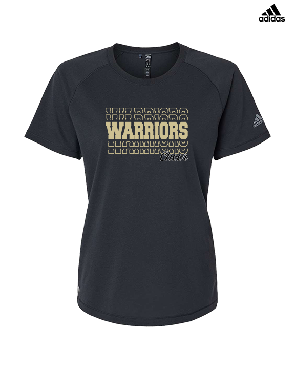Santa Clarita Warriors Cheer Custom - Womens Adidas Performance Shirt