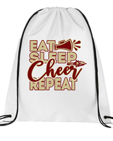 Santa Clarita Warriors Cheer Eat Sleep - Drawstring Bag