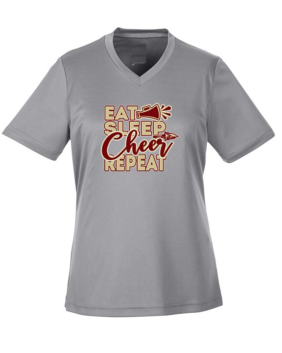 Santa Clarita Warriors Cheer Eat Sleep - Womens Performance Shirt