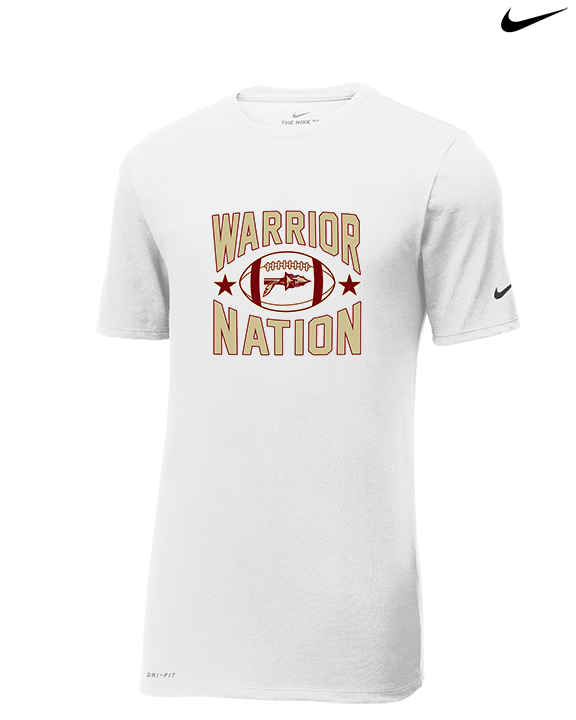 Santa Clarita Warriors Cheer Nation - Mens Nike Cotton Poly Tee