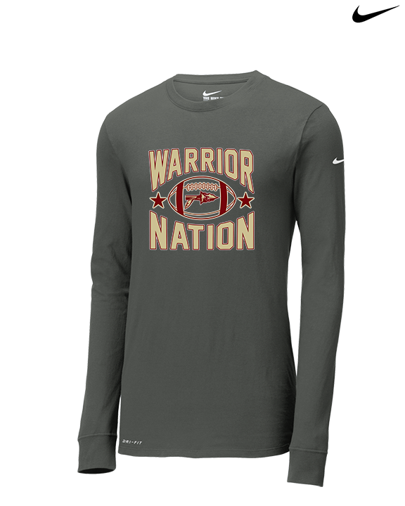 Santa Clarita Warriors Cheer Nation - Mens Nike Longsleeve