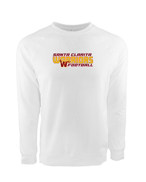 Santa Clarita Warriors Football Bold - Crewneck Sweatshirt