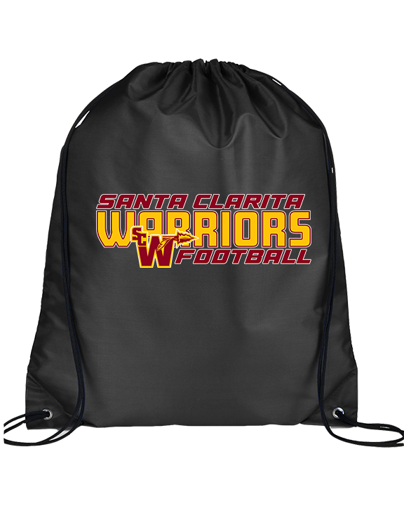 Santa Clarita Warriors Football Bold - Drawstring Bag
