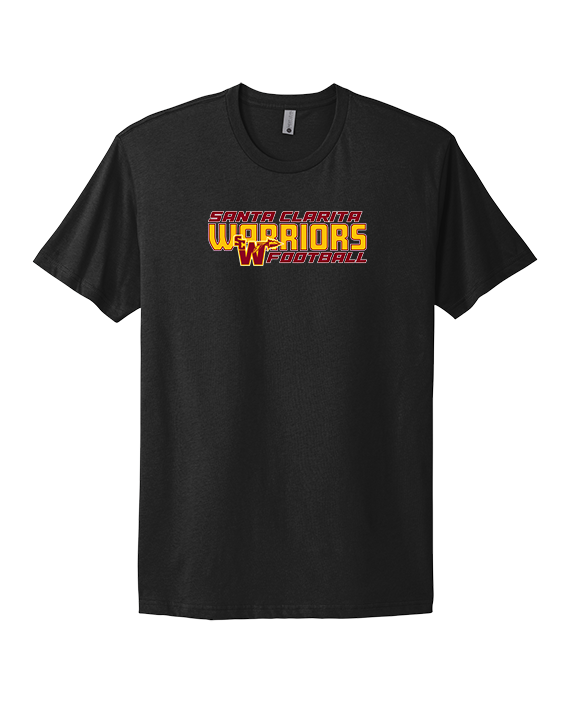 Santa Clarita Warriors Football Bold - Mens Select Cotton T-Shirt