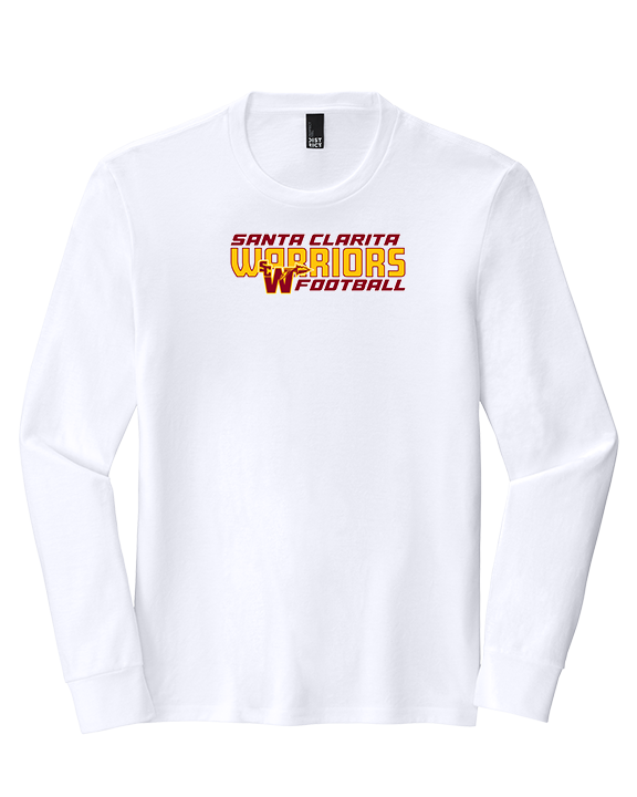 Santa Clarita Warriors Football Bold - Tri-Blend Long Sleeve