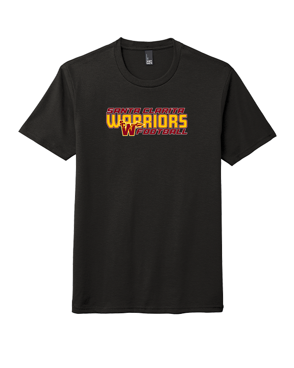 Santa Clarita Warriors Football Bold - Tri-Blend Shirt