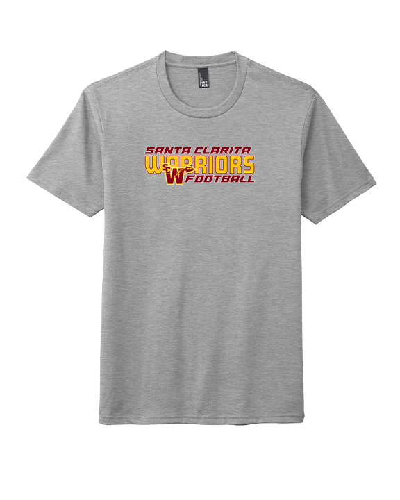 Santa Clarita Warriors Football Bold - Tri-Blend Shirt