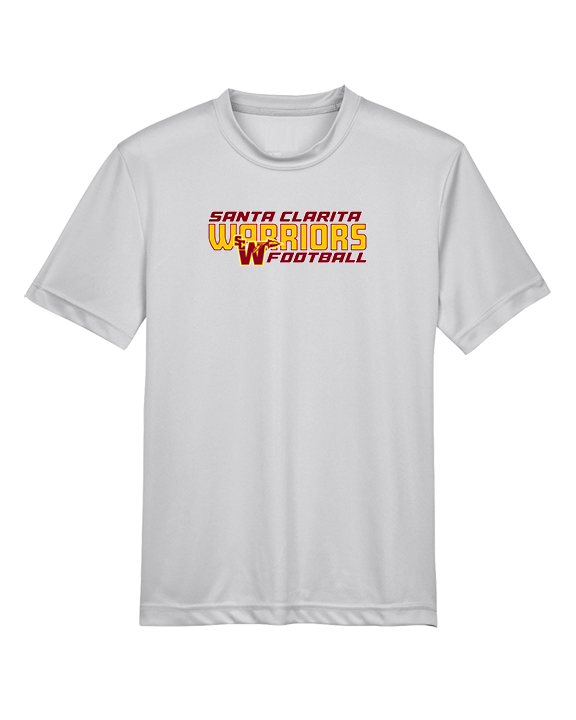 Santa Clarita Warriors Football Bold - Youth Performance Shirt