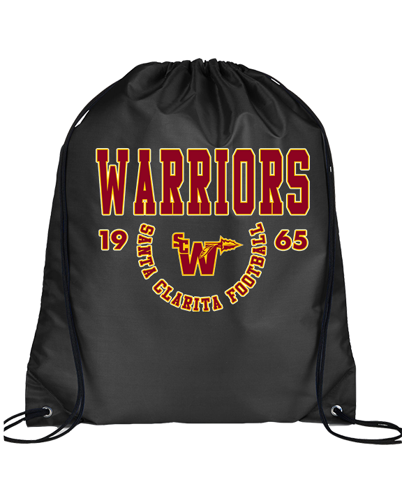 Santa Clarita Warriors Football Swoop SCW - Drawstring Bag