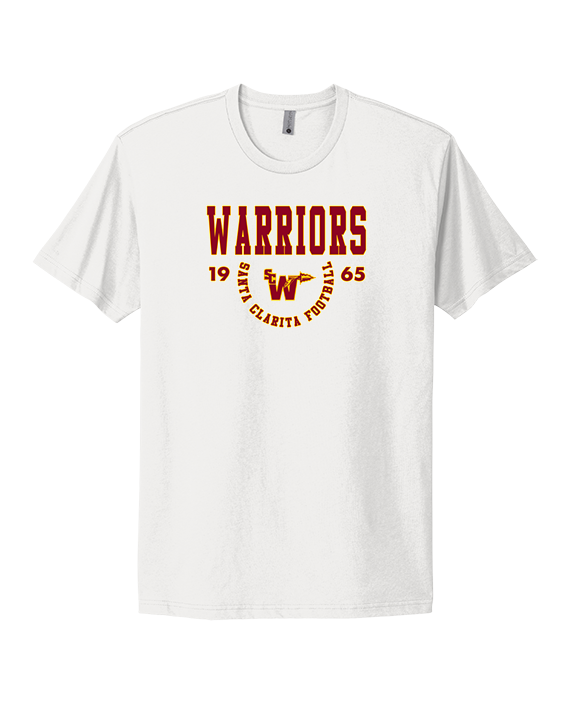 Santa Clarita Warriors Football Swoop SCW - Mens Select Cotton T-Shirt